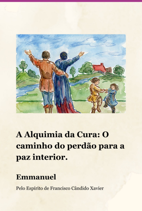 Capa do livro A Alquimia da Cura: O caminho do perdão para a paz interior.